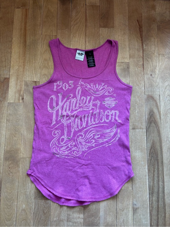 Harley-Davidson Tops - Harley-Davidson Women's Magenta Graphic Sleeveless Top